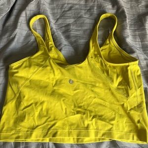 lululemon Align tank top size 10 yellow